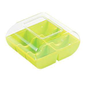 Коробки для макаронс на 6 шт, 90 шт в упаковке Silikomart Fluo Green 6