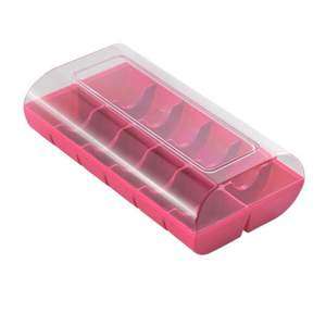 Коробки для макаронс на 12 шт, 48 шт в упаковке Silikomart Fuxia 12