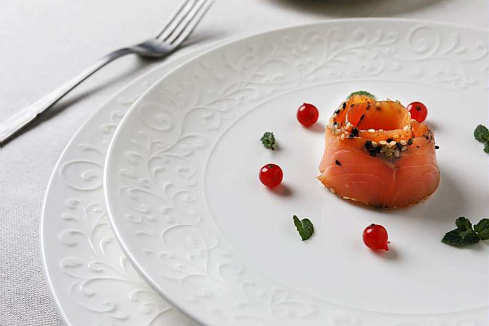 Тарелка мелкая Tognana Jasmin 28 см bianco JA000280000 - Фото 2