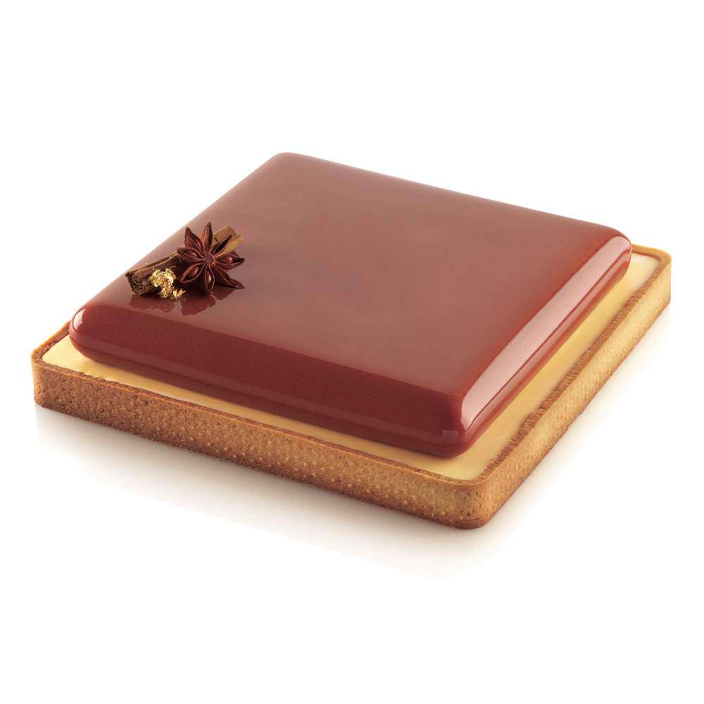 Форма для тарта SQUARE Silikomart KIT TARTE RING SQUARE 200x200 MM - Фото 2