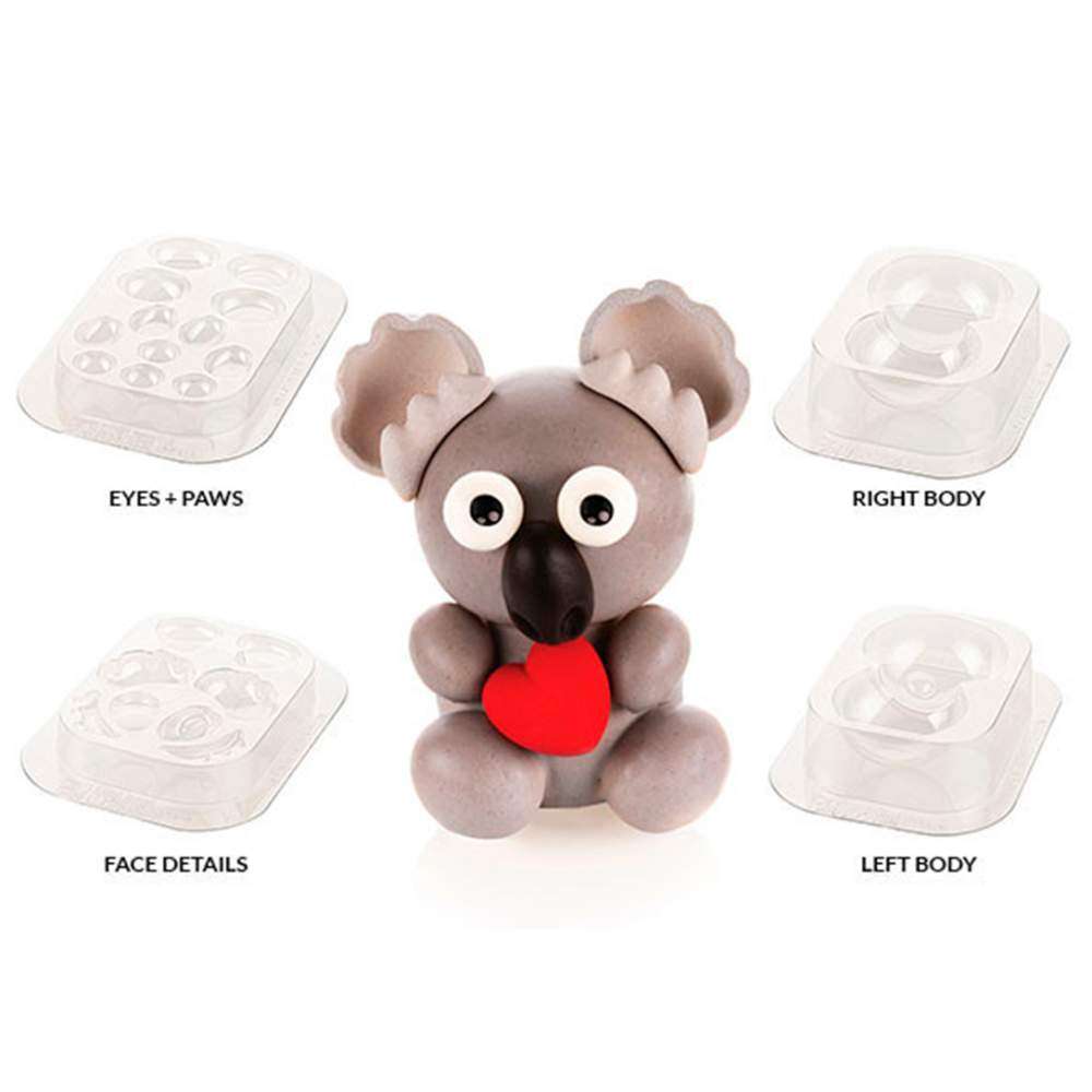 Форма для шоколаду полікарбонатна Коала Silikomart - KIT KOALA - Фото 2