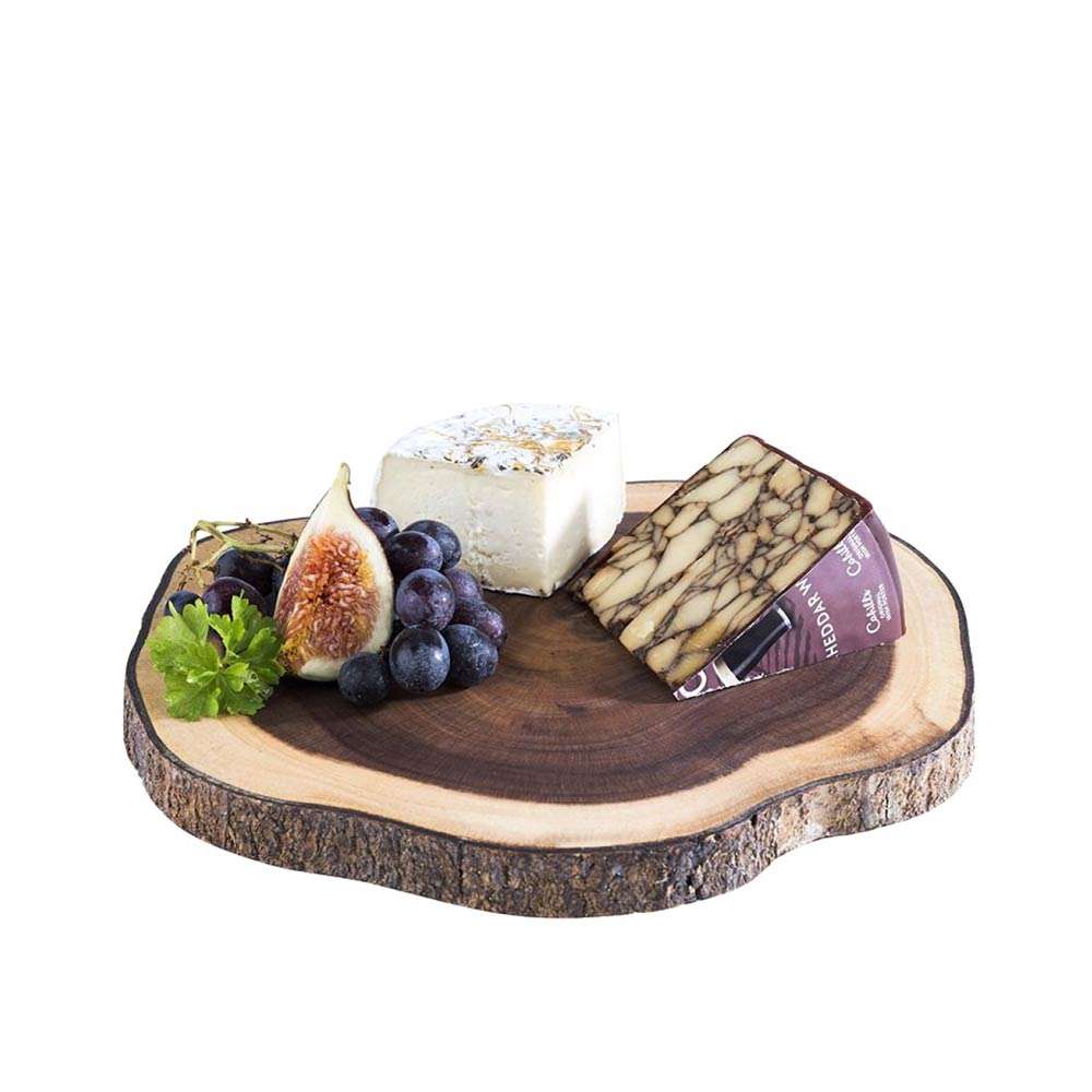 Дошка/тарілка дерев'яна APS 26X24X2 см - 00895