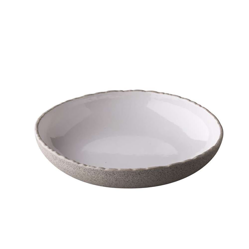 Тарілка глибока Style Point Natura 1000 мл 23 см біла QU18113