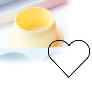 Вырубка для теста HEART d 6,5 см Martellato TPG 7