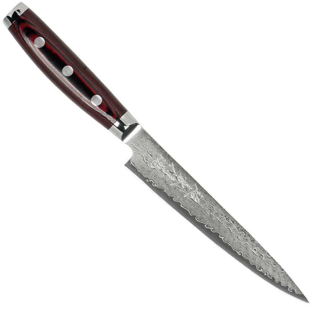 Нож для нарезки 150 мм дамасская сталь, серия SUPER GOU Yaxell 37116