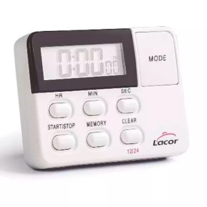 Таймер с магнитом на 4 часа 7x1,4x5,1 см Lacor 60802