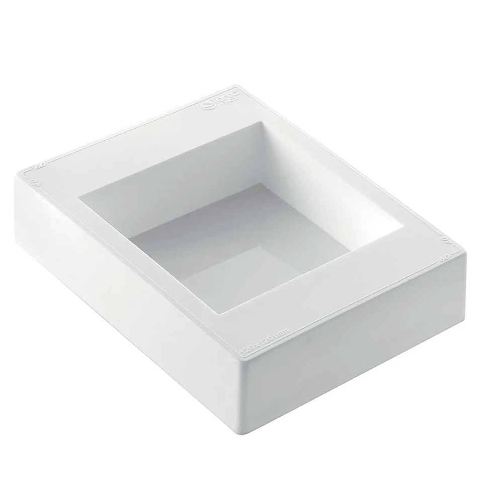 Силиконовая форма для десертов 120x120 мм, h 50 мм Silikomart TOR120x120 H50/1 - Фото 1
