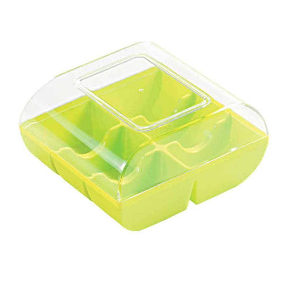 Коробки для 6 макаронс, 90 шт. в упаковці Silikomart - Fluo Green 6