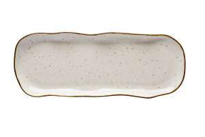 Блюдо Lubiana Stone age decor 35Х13,5 см бежевое 4659-6833