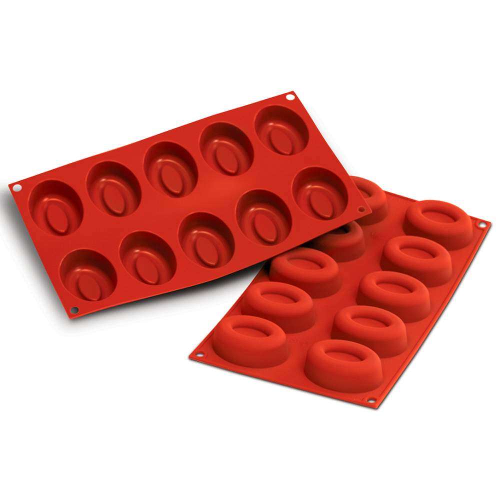 Силиконовая форма для десертов MEDIUM OVAL SAVARIN Silikomart SF084/C