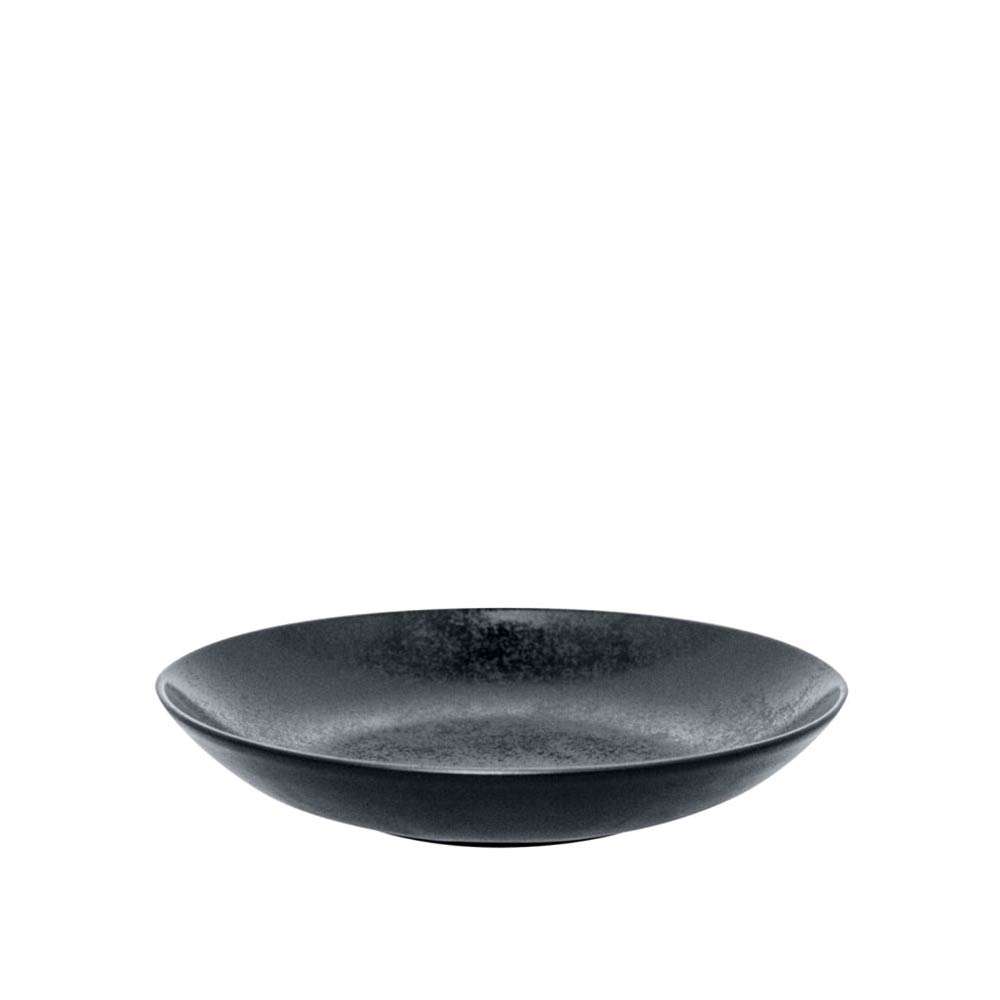 Тарілка глибока RAK Karbon 23 см чорна - KRNNDP23
