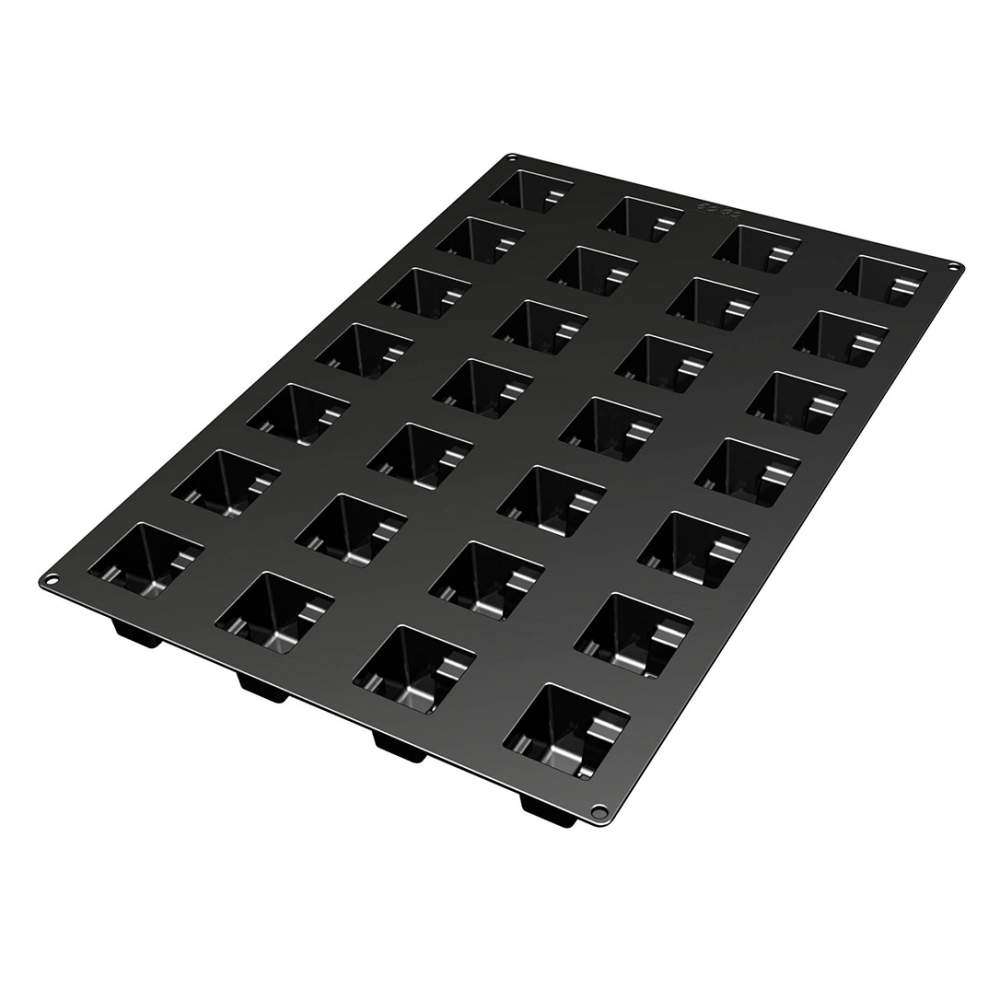 Силіконова форма для десертів СХОДИНКИ 5,2х5,2 см Silikomart - SQ019/YL - Фото 2