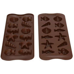 Силиконовая форма для шоколада Морские фигурки 5 мл Silikomart SCG059