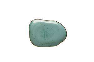 Блюдце Lubiana Stone age decor 17 см бирюзовое 4612-6630L