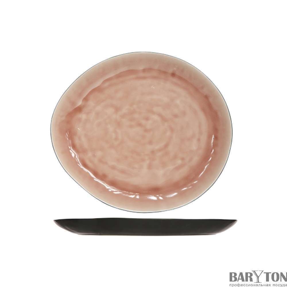 Тарелка овальная Cosy&Trendy Laguna old rose 32,5Х28,5 см 1690518 - Фото 2