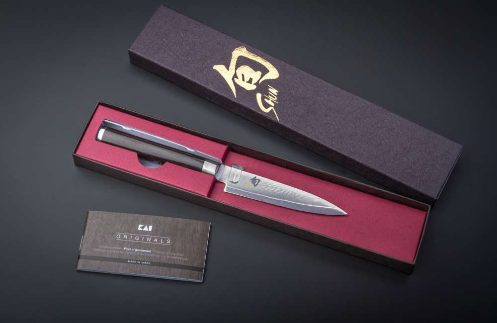 Нож универсальный KAI Shun Classic 10 см DM-0716 - Фото 3