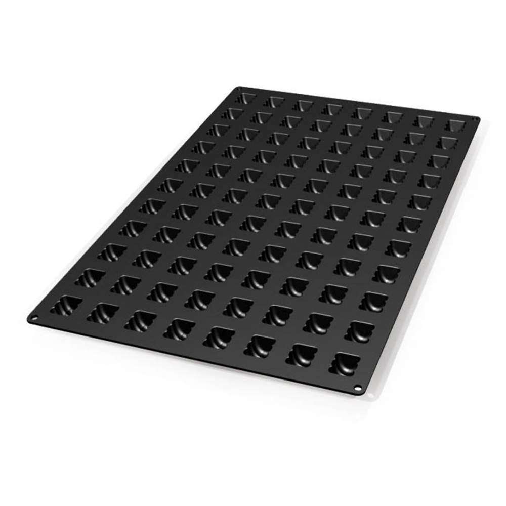 Силіконова форма для десертів ХВИЛЯ 3х2,5 см Silikomart - SQ048/YL - Фото 2