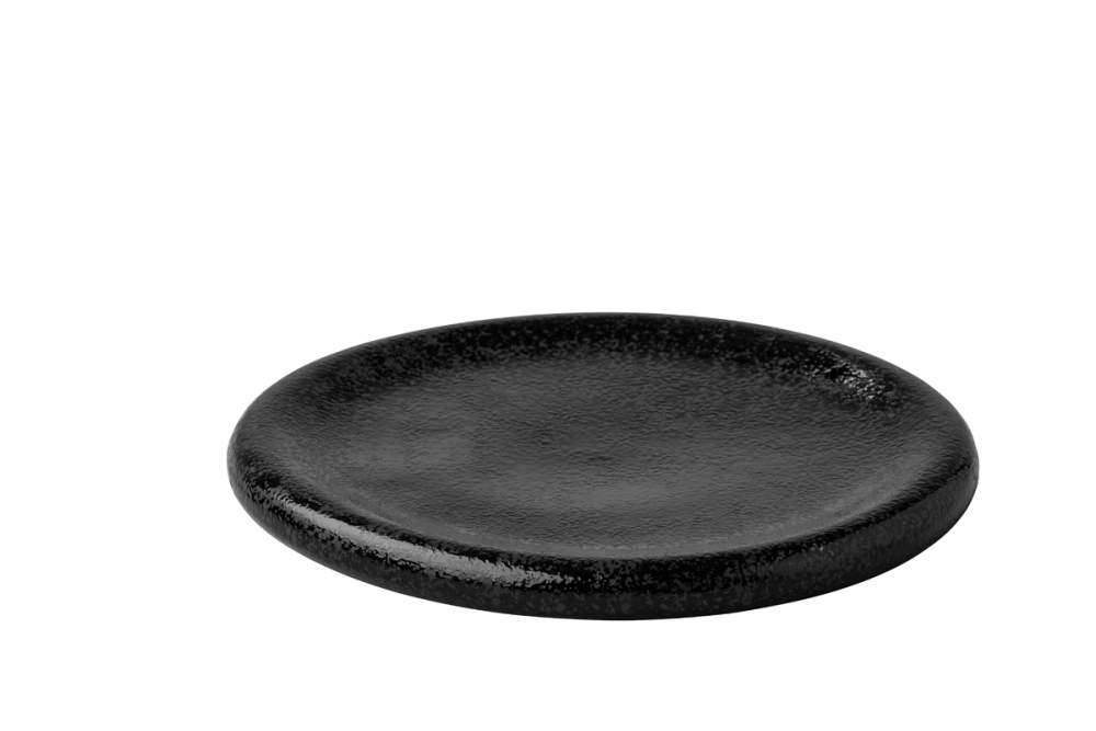 Тарілка Studio Raw Satin Stone 24.5 см black - RD18331 - Фото 1