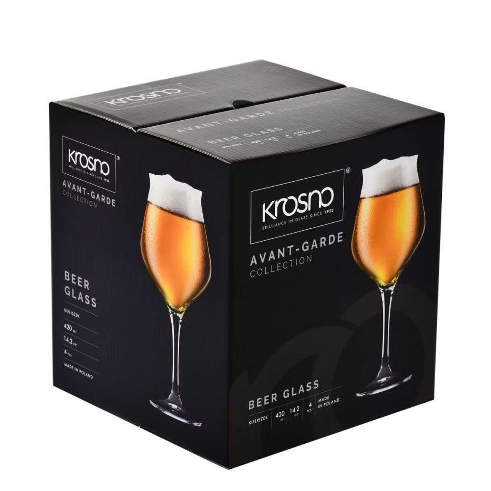 Бокал для пива Krosno Avant garde 420 мл 5900345909714 - Фото 2