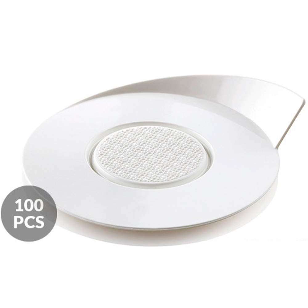 Набір підставок під десертів 100 шт. ø86 мм Silikomart - SET 100 WHITE TRAYS - ROUND ø86 MM