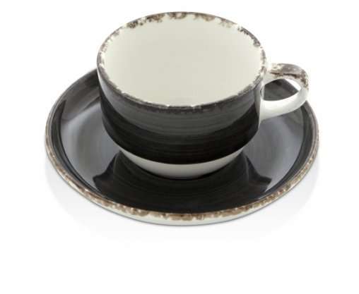 Чашка з блюдцем Fine Dine Onyx 90 мл - 775097