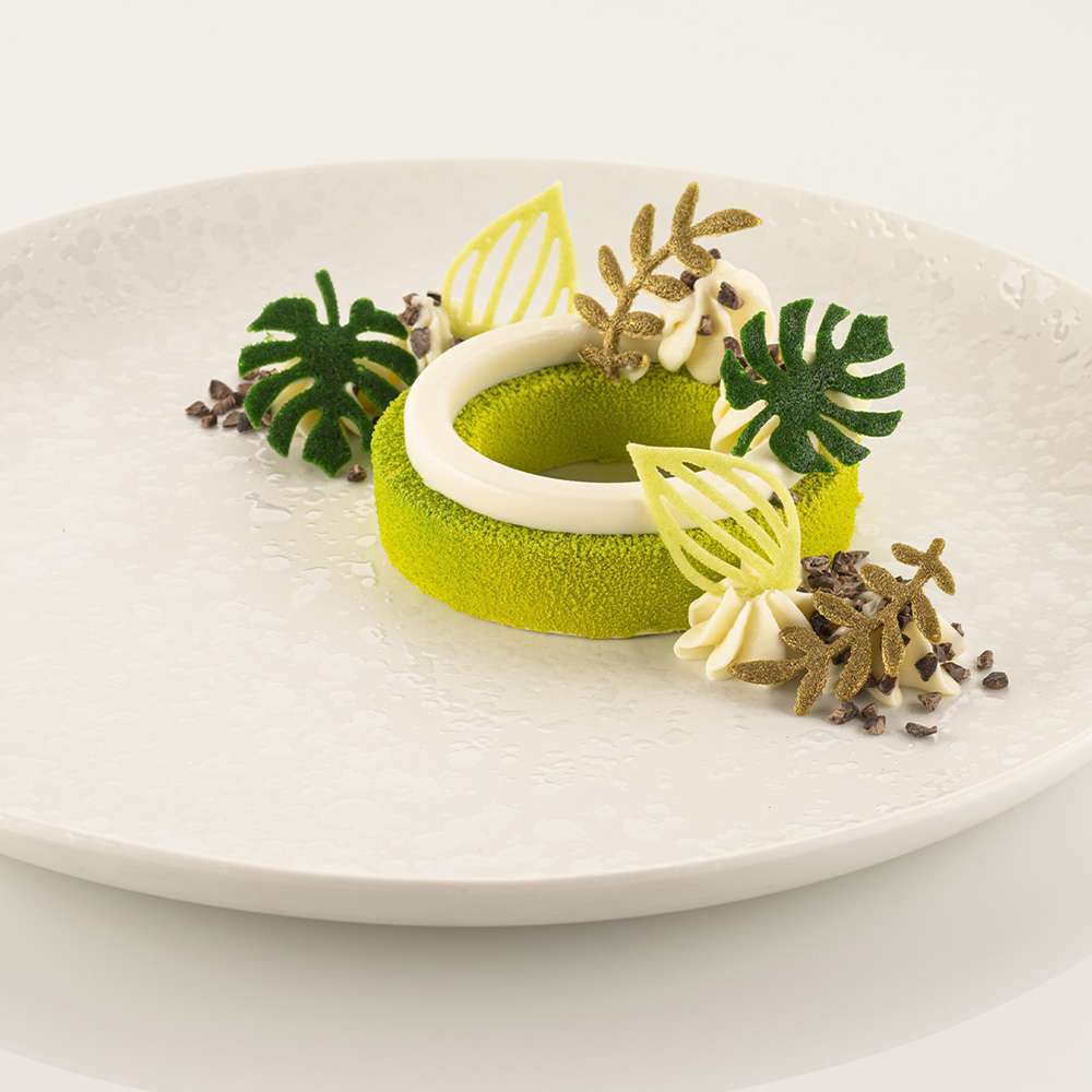 Силиконовая форма для декора Листья 1 мл Silikomart GIARDINO - Фото 2