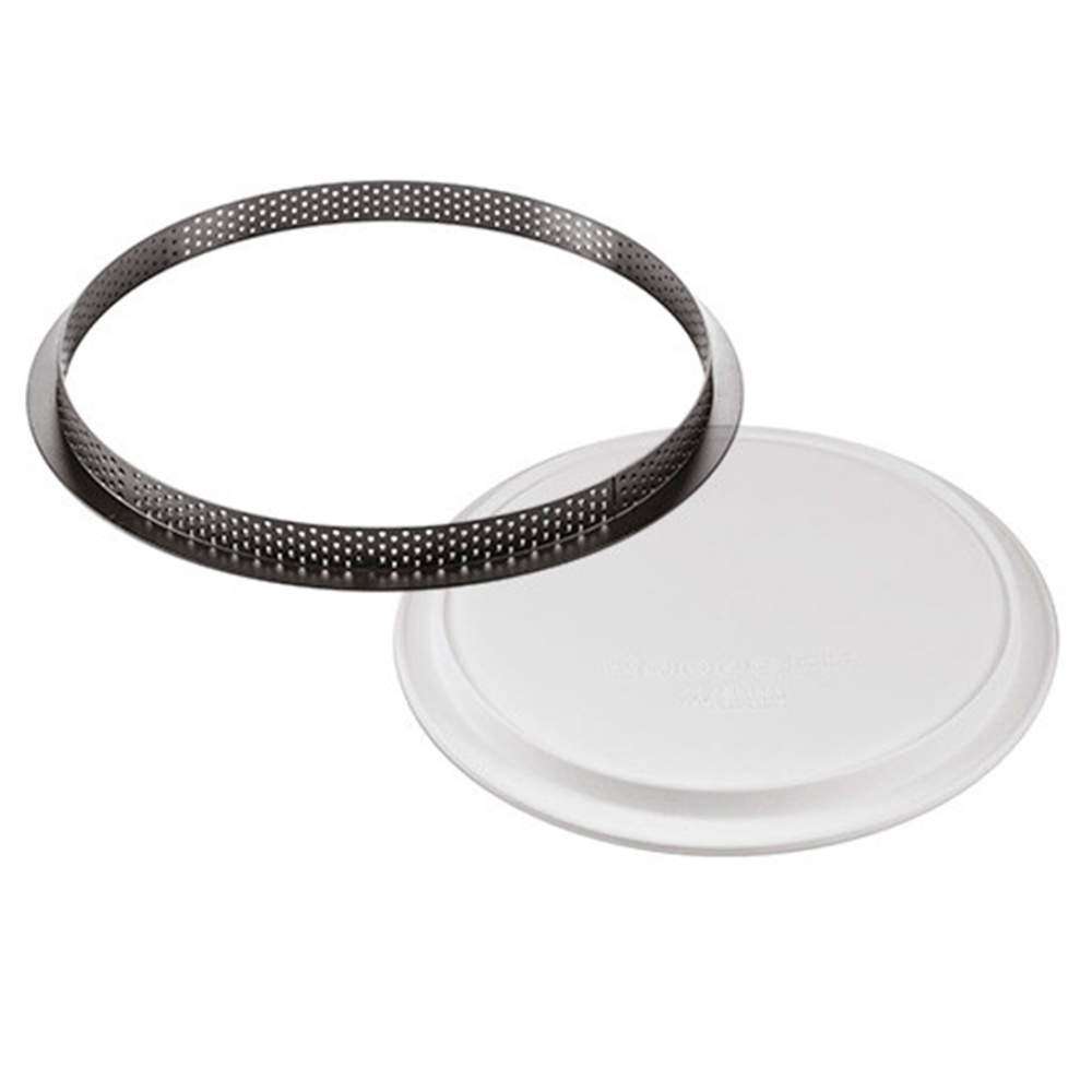 Набір форм для тартів ROUND d 23 см Silikomart - KIT TARTE RING ROUND D230 MM - Фото 1