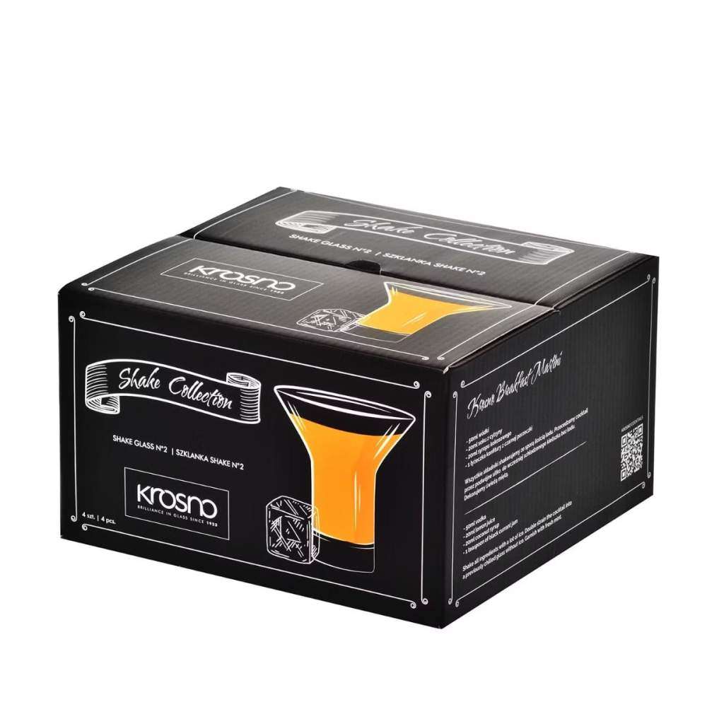Рюмка для коктейлю Krosno Shake breakfast Martini 150 \ 180 мл - 5900345912547 - Фото 4