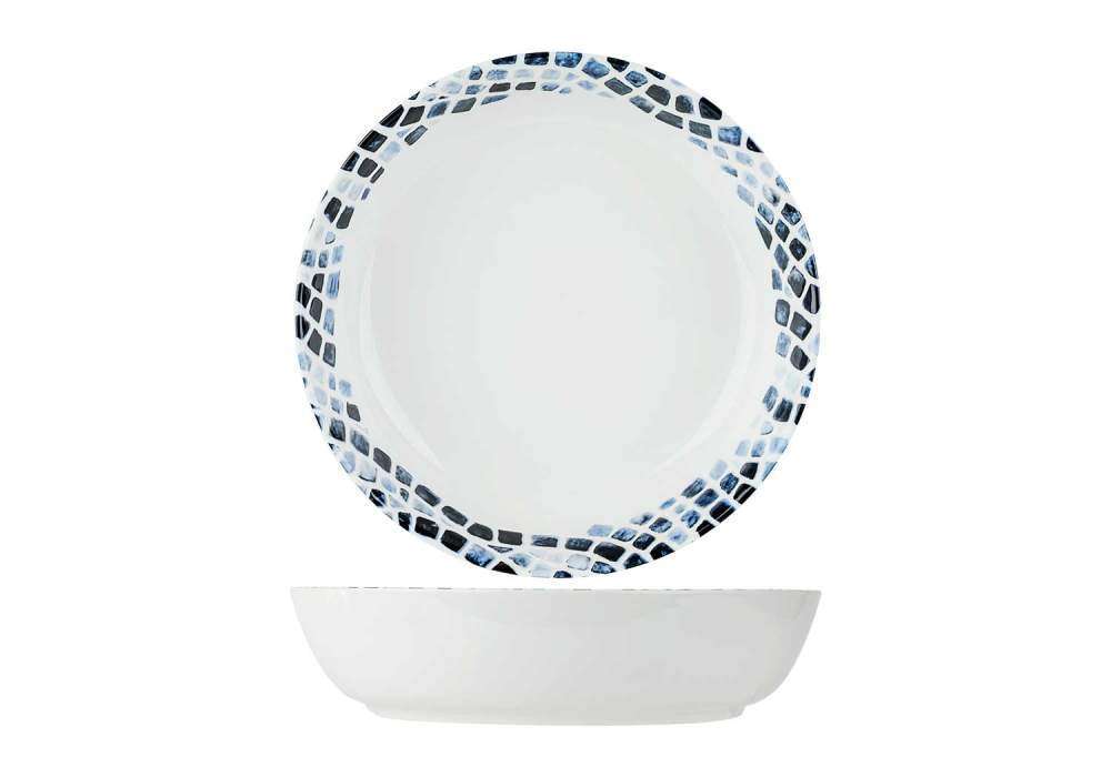 Тарелка глубокая (для пасты) Cosy&Trendy Mosaic Blue D21,5XH5,3 см 2294022