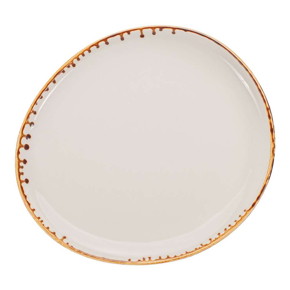 Тарелка овальная Ariane Caramel 25X22.3 см elevated ARTARNC61101007 - Фото 2