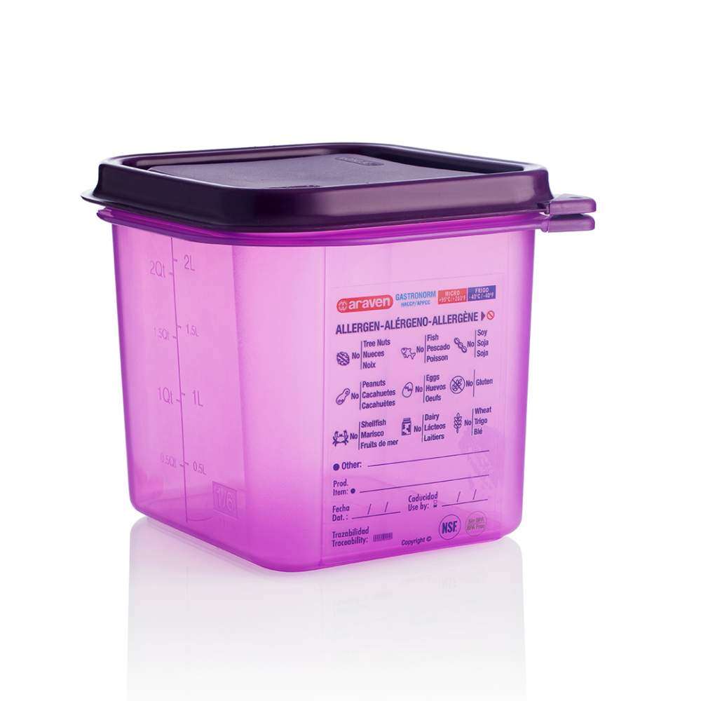 Контейнер для зберігання GN 1/6 h-15 см 2,6 л Araven - 61390
