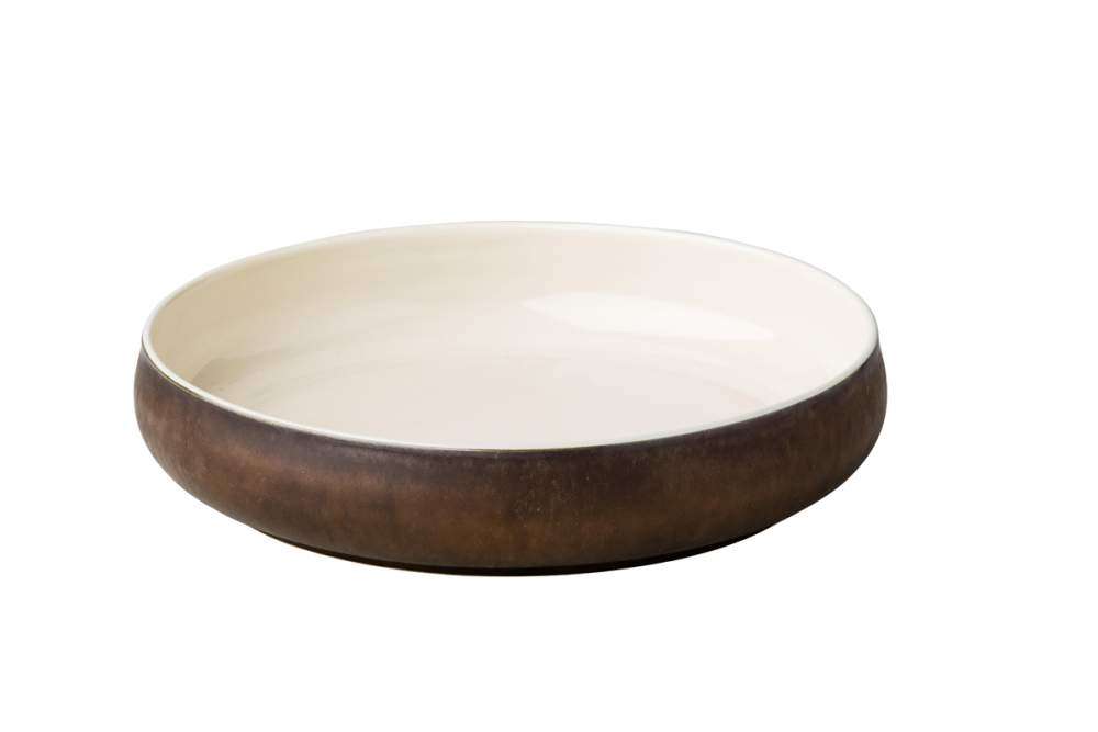 Тарелка глубокая Studio Raw 1600 мл d24Xh5 см  metallic gold RD18421
