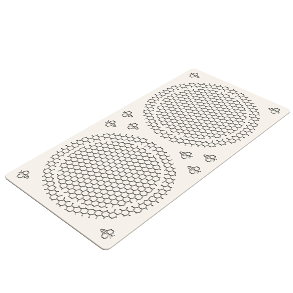 Силиконовый коврик для декора Медовые соты 55 мл Silikomart BEE - Фото 2