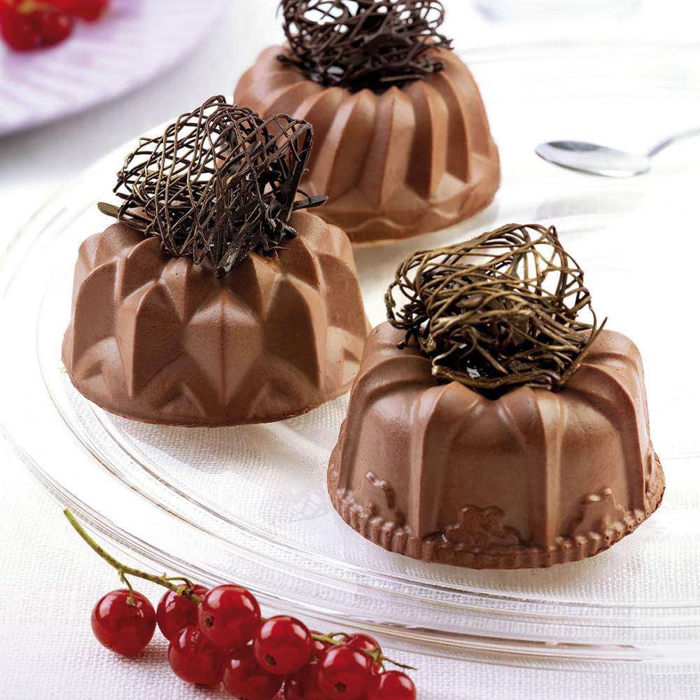 Силиконовая форма для десертов FANTASY 100 мл Silikomart SF061/C - Фото 2