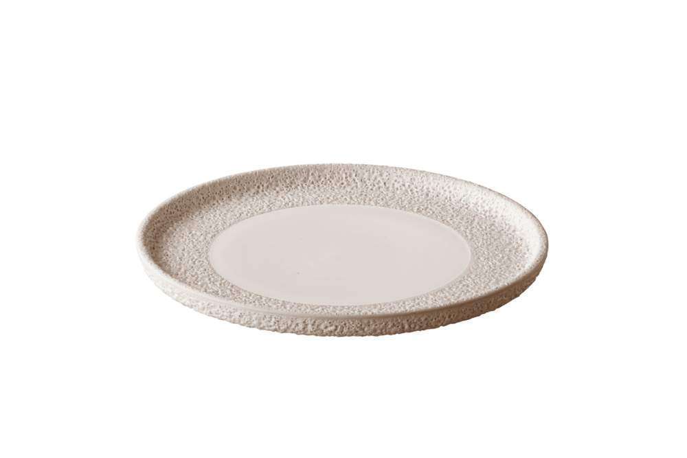 Тарелка мелкая Studio Raw Vulcanic d22 см white RD18520