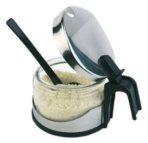 Диспенсер для пармезана с ложкой APS d10,5Xh7 см 40453