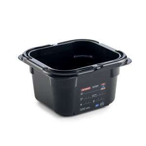 Гастроемкость из поликарбоната GN 1/6 h-10 см 1,5 л черная Araven 47797