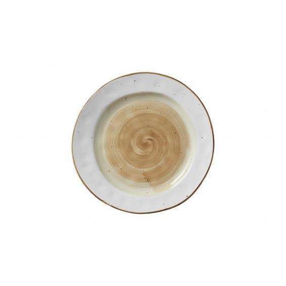 картинка Тарелка круглая Alt Porcelain Country 25см. (светло-коричневая) FB3703LB-10CS от магазина BarYton