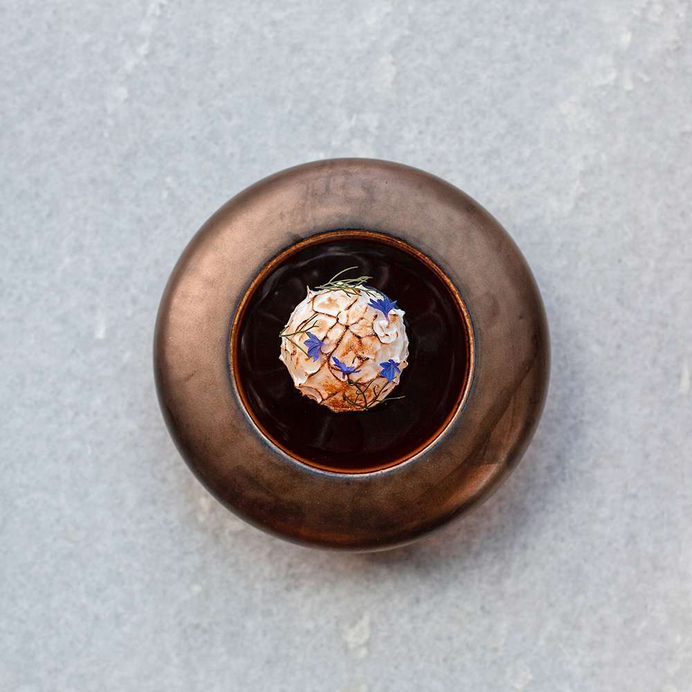 Салатник для презентації Studio Raw Donut d22Xh5 см 165 мл metallic gold - RD18425 - Фото 2