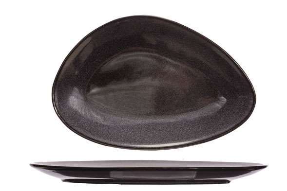 Тарелка треугольная Cosy&Trendy Black granite 33X22,5 см 3491033 - Фото 1