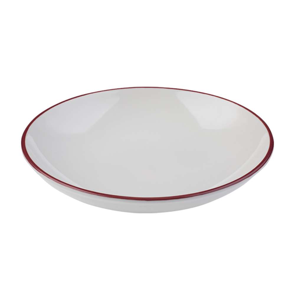 Тарілка глибока ID Fine Modest Maroon 550 мл 20 см 13001-121120