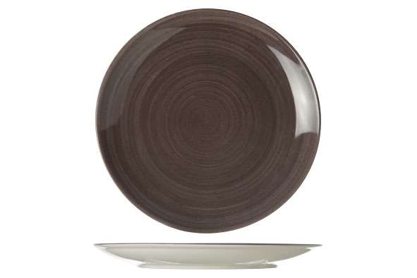 Тарілка Cosy&Trendy Twister carbon 27 см brown - 6400027
