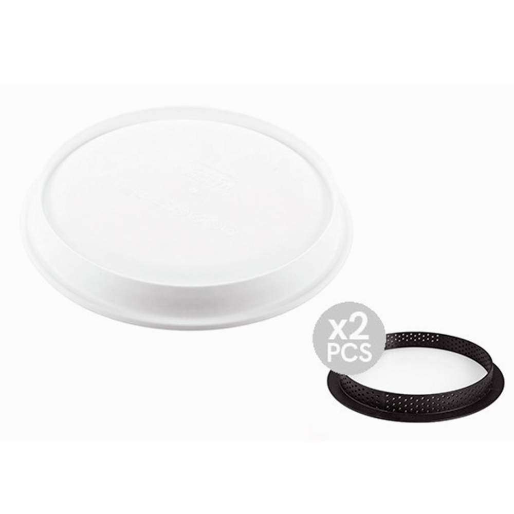 Набор форм для тартов PALET 270 мл Silikomart KIT TARTE RING PALET D150 MM - Фото 1