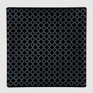 Тарілка квадратна Lubiana Marrakesz 25X25 см чорна - L4287K80E