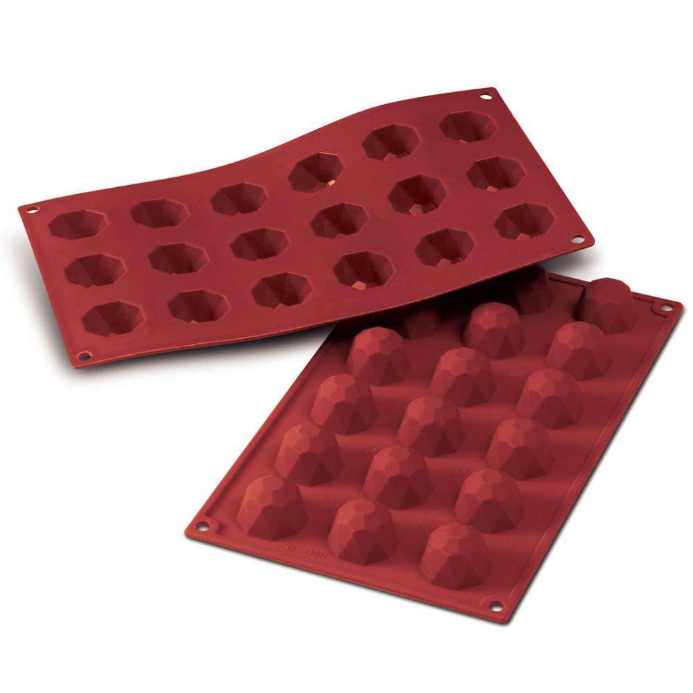 Силіконова форма для десертів DIAMANTE 20 мл Silikomart - SF048/C