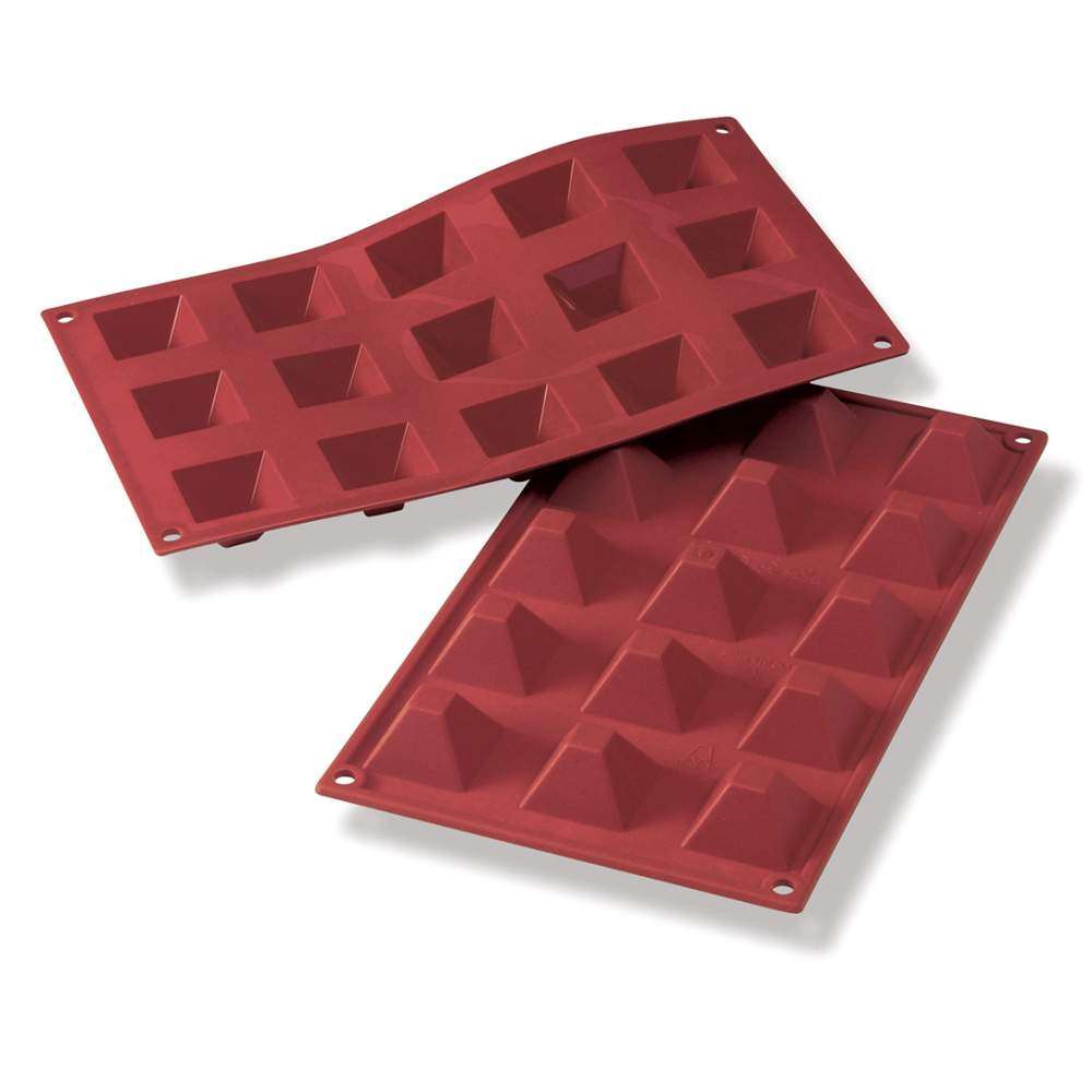 Силиконовая форма для десертов PIRAMIDI 20 мл Silikomart SF008/C