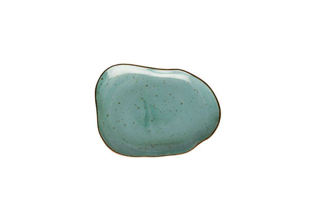 Блюдце Lubiana Stone age decor 17 см бирюзовое 4612-6630L - Фото 1