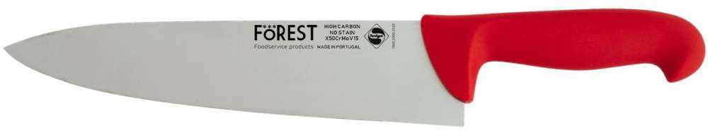 Ніж поварський 250 мм червоний FoREST - 367425 - Фото 1