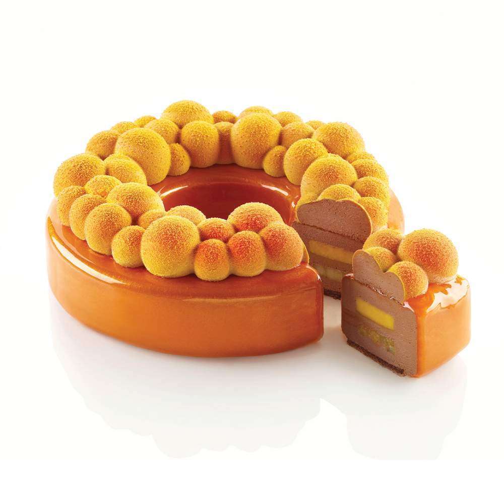 Набір силіконових форм для торту BUBBLE CROWN Silikomart - KIT BUBBLE CROWN - Фото 1