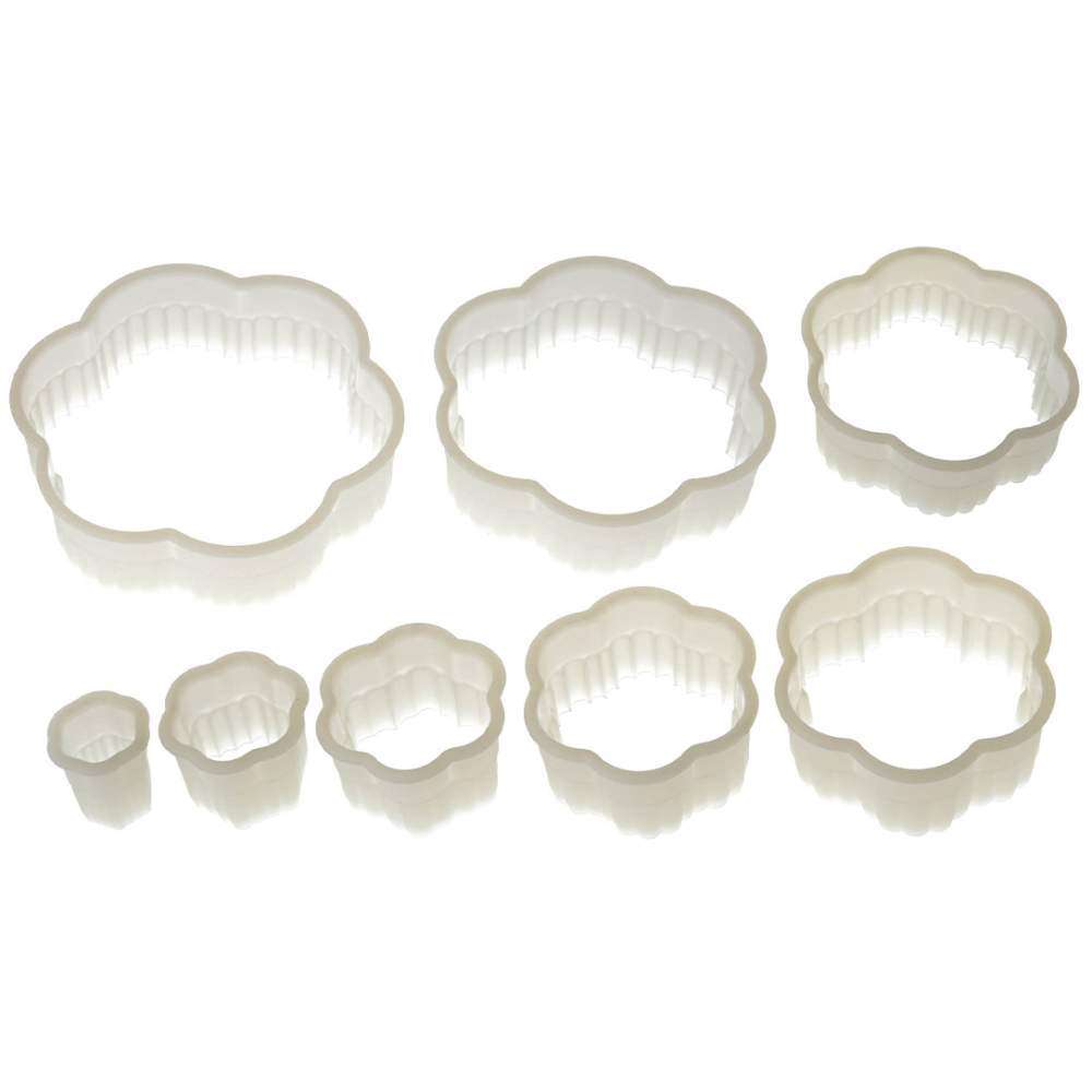 Набір вирубок для тіста КВІТИ 8 шт Silikomart - NYLON CUTTER 17